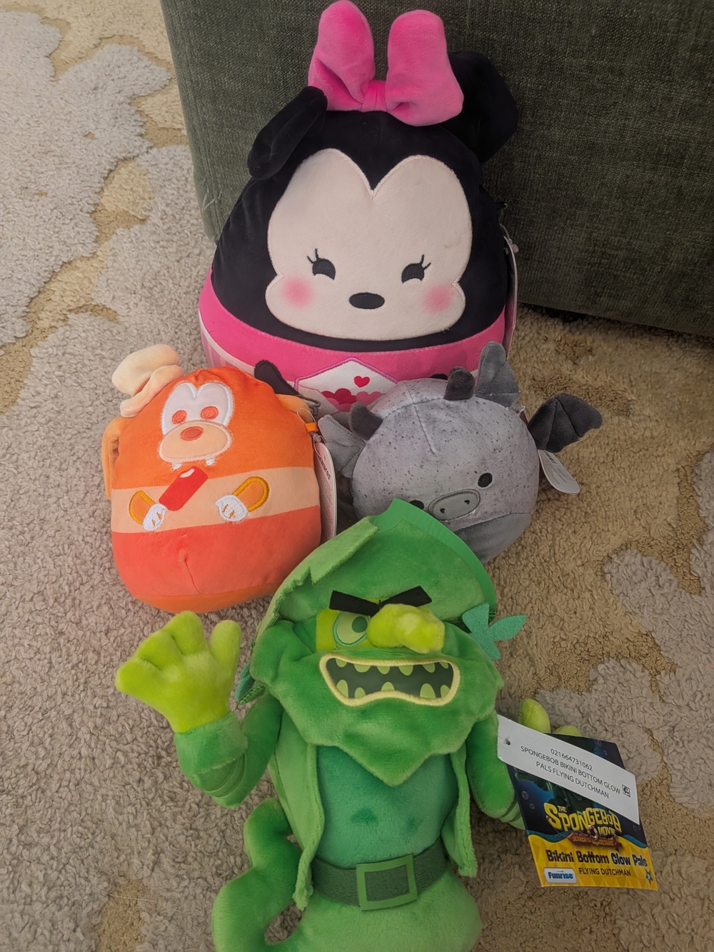 6" Spongebob Squarepants Bikini Bottom Glow Pals & Squish mellows Disney Group